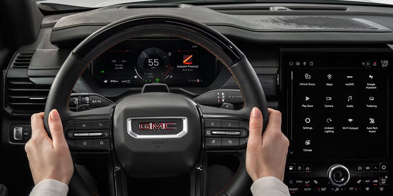 2026 GMC Acadia dashboard display