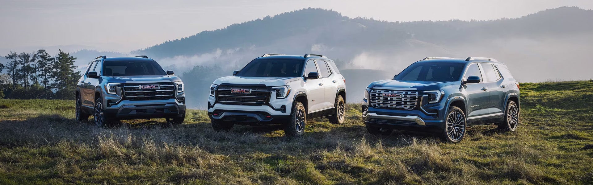 2026 GMC Terrain SUV lineup outdoors